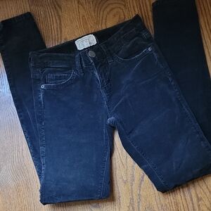 Current/Elliott Women's Black Velvet Jeans